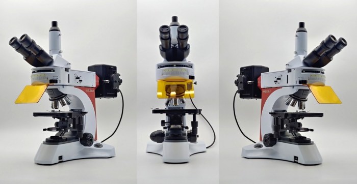 Upright-fluorescenti mikroskop